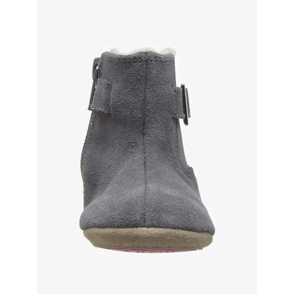 NEW Robeez Baby 9-12 Months Gwen Suede Boots Shoes